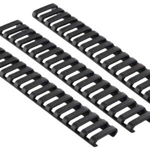 Ergo 4373BK Low-Pro Ladder Rail Covers Rifle 18 Slot Black Rubber 3 Pack