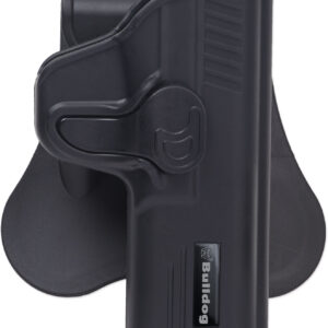 Bulldog RRG27 Rapid Release  OWB Black Polymer Paddle Compatible w/Glock 26/27/33  Right Hand