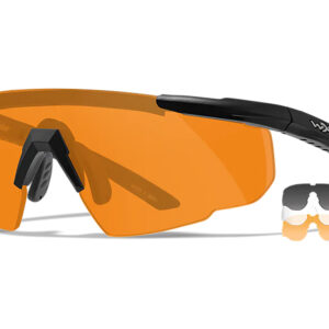 Wiley X 308 Saber Advanced  Smoke Gray/Clear/Light Rust Lens Polycarbonate Matte Black Frame