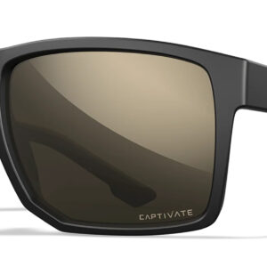 Wiley X AC6FND04 Founder  Tungsten Mirror Lens Polycarbonate Matte Black w/ Tan Frame Frame