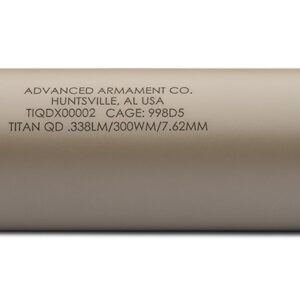 AAC (ADVANCED ARMAMENT) TITAN-QD 338LM FDE SILENCER