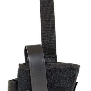 Blackhawk 40AH00BKL Ankle  Size 00 Black Cordura Fits Sm Frame 5rd Revolver w/Hammer Spur, Velcro Mount, Left Hand