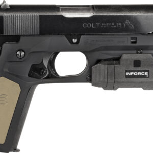 Recover Tactical CC3P0102 Frame Grip  Black Polymer Frame with Interchangeable Black & Tan Panels for Standard Frame 1911