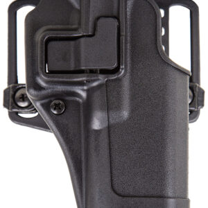 Blackhawk 410511BKR Serpa CQC  OWB Size 11 Matte Black Polymer Belt Loop/Paddle Fits Ruger P85/P89 Right Hand