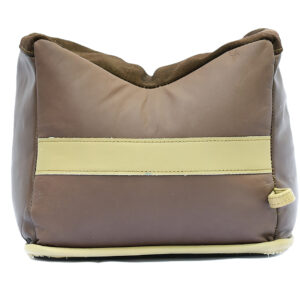 BenchMaster BMALBBLF Bench Bag  Rifle Large Prefilled Leather Front Bag 12.50 lbs