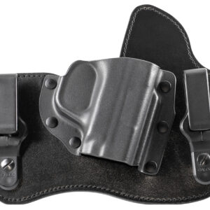 Galco KT826B KingTuk Deluxe IWB Black Kydex/Leather UniClip Fits S&W M&P Shield Right Hand