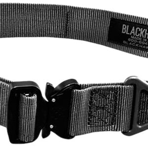 Blackhawk 41CQ00BK CQB Riggers Belt Black Nylon 34" 1.75" Wide Hook & Loop Closure