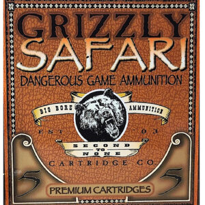 Grizzly Ammo GC47NE2   470NitroExpress 500gr Solid Brass 5 Per Box/10 Case