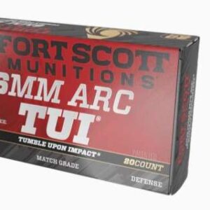 FORT SCOTT MUNITIONS LEAD FREE RIFLE AMO 6MM ARC 90GR TUI BRASS CASE 20-RD ( 10 BOX  PER CASE )