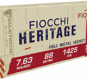 FIOCCHI AMO 7.63 MAUSER 88 GR FMJ 50-RD ( 20 BOXES PER CASE )