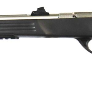 Crickett Adult Pstl 22LR 10.5" TB Blk/SS 1rd