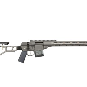 Q MINI FIX 6 ARC RIB 16IN BBL 1:7 TWIST GRAY ACCENTS FOLDING ADJ STOCK 10RD MAG