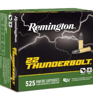 REMINGTON THUNDERBOLT AMO 22LR 40GR RN HV 525RD (12 BOX CASE)