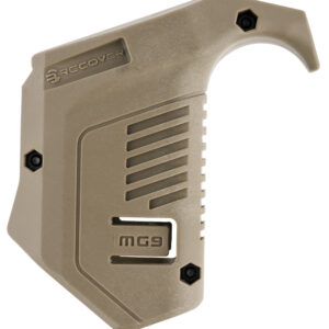 Recover Tactical MG9-02 Angled Mag Pouch  Tan Polymer, Picatinny Rail Mount, Compatible w/ Glock
