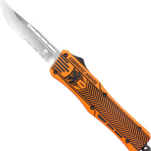 COBRATEC MEDIUM CTK1 OTF - HUNTER ORANGE 3" DROP SERRATE