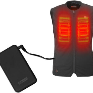 MOBILE WARMING UNISEX PEAK - VEST BLACK LARGE