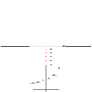 Hawke XB1 Crossbow Scope 1.5-5 x 32 Illuminated Reticle