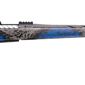 Seekins Precision 0011710323-F Havak PH3 6.5 Creedmoor 24" Black Fluted Threaded Barrel, Black Picatinny Rail Steel Receiver, Adj Cheek Riser Glacier Shadow Synthetic Stock