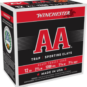 Winchester Ammo AAM127 AA Heavy 12Gauge 2.75" 1 1/8oz 7.5Shot 25 Per Box/10 Case