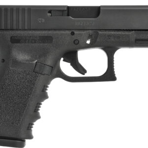 Glock UA235S203 G23 Gen5 Compact 40 S&W 13+1 4.02" Black GMB Barrel, Black nDLC Steel Serrated Slide, Black Polymer Frame w/Picatinny Rail, Interchangeable Backstrap Grip, Right Hand