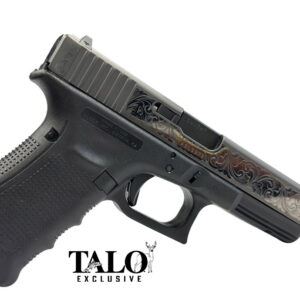 17 GEN 4 9mm 4.5" 17rd TALO Black DLC Engraved