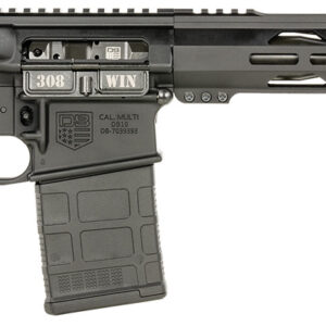 Diamondback DB1222C001 DB10  308 Win 20+1 13.50", Black, Carbon Lower, 9" M-LOK Handguard, Black Padded Buffer Tube/Magpul Grip