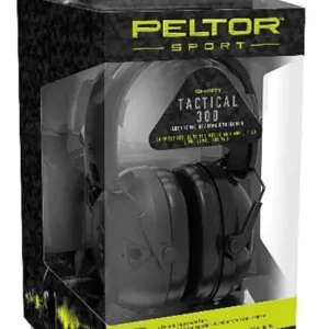 PELTOR EARMUFF SPORT TACTICAL 300 ELECTRONIC HEARING PROTECTOR