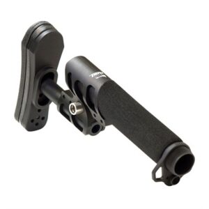 ZULU ADJUSTABLE STOCK W/PADDED PISTOL BUFFER TUBE-BLACK