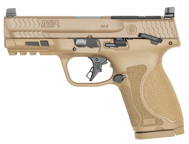 S&W M&P M2.0 9MM 4″ 15RD TS OR FDE