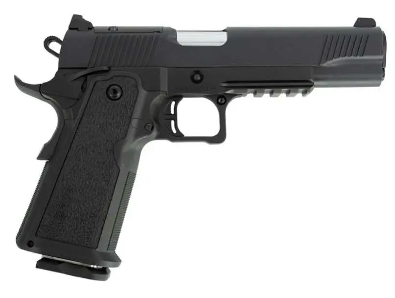 TISAS 1911 DUTY B9R DS HGA 9MM 4.25IN BBL FS BLACK 2 17RD MAGS RAIL - Ark-La-Tex Armory