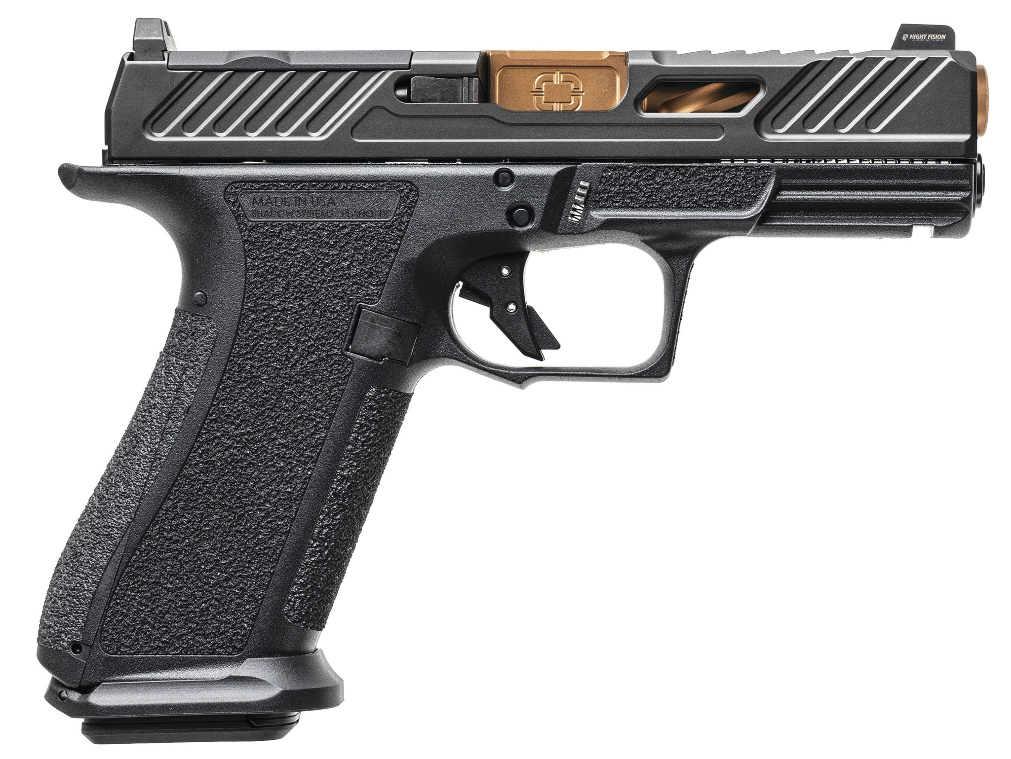 SHADOW SYSTEMS XR920 ELITE 9MM BK/BZ OR 17+1 - Ark-La-Tex Armory