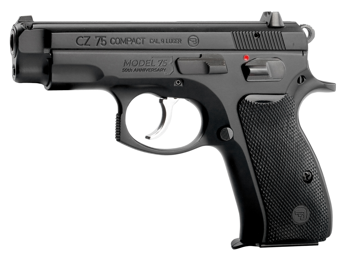 CZ 75 COMPACT 50TH ANNIV ELITE 9MM BLK 15RD - Ark-La-Tex Armory