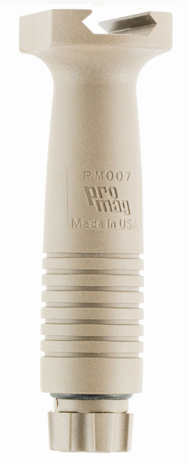ProMag PM007FDE Vertical Foregrip Swiss Pattern AR-15, M16 Flat Dark Earth Polymer - Ark-La-Tex Armory